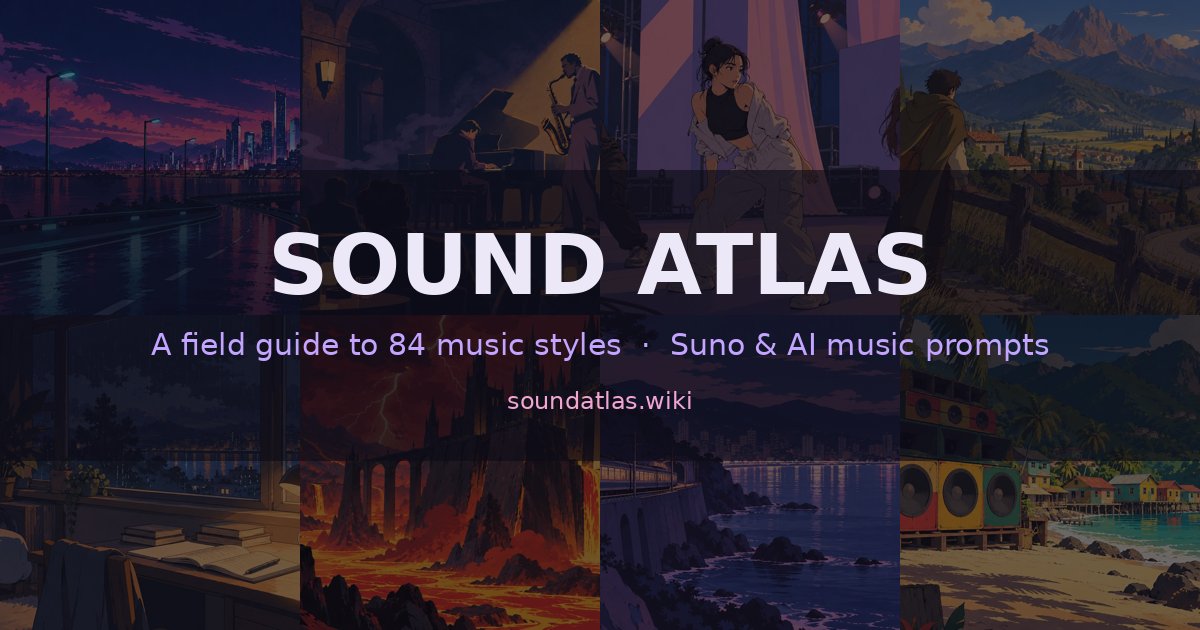 Sound Atlas — a visual guide to 244 music styles, from familiar genres to sounds you don’t know 